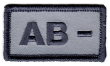 Ladda upp bild till gallerivisning, Blodgrupp - Patch med kardborre [Utgående produkt]