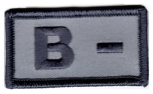 Ladda upp bild till gallerivisning, Blodgrupp - Patch med kardborre [Utgående produkt]